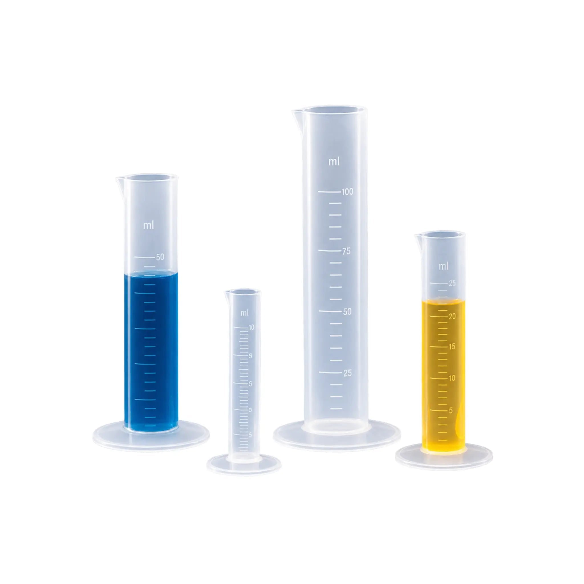 Kartell S.p.A.Messzylinder niedrig, graduiert, Polypropylen, autoklavierbar bis 120 °CDocMed GmbH
